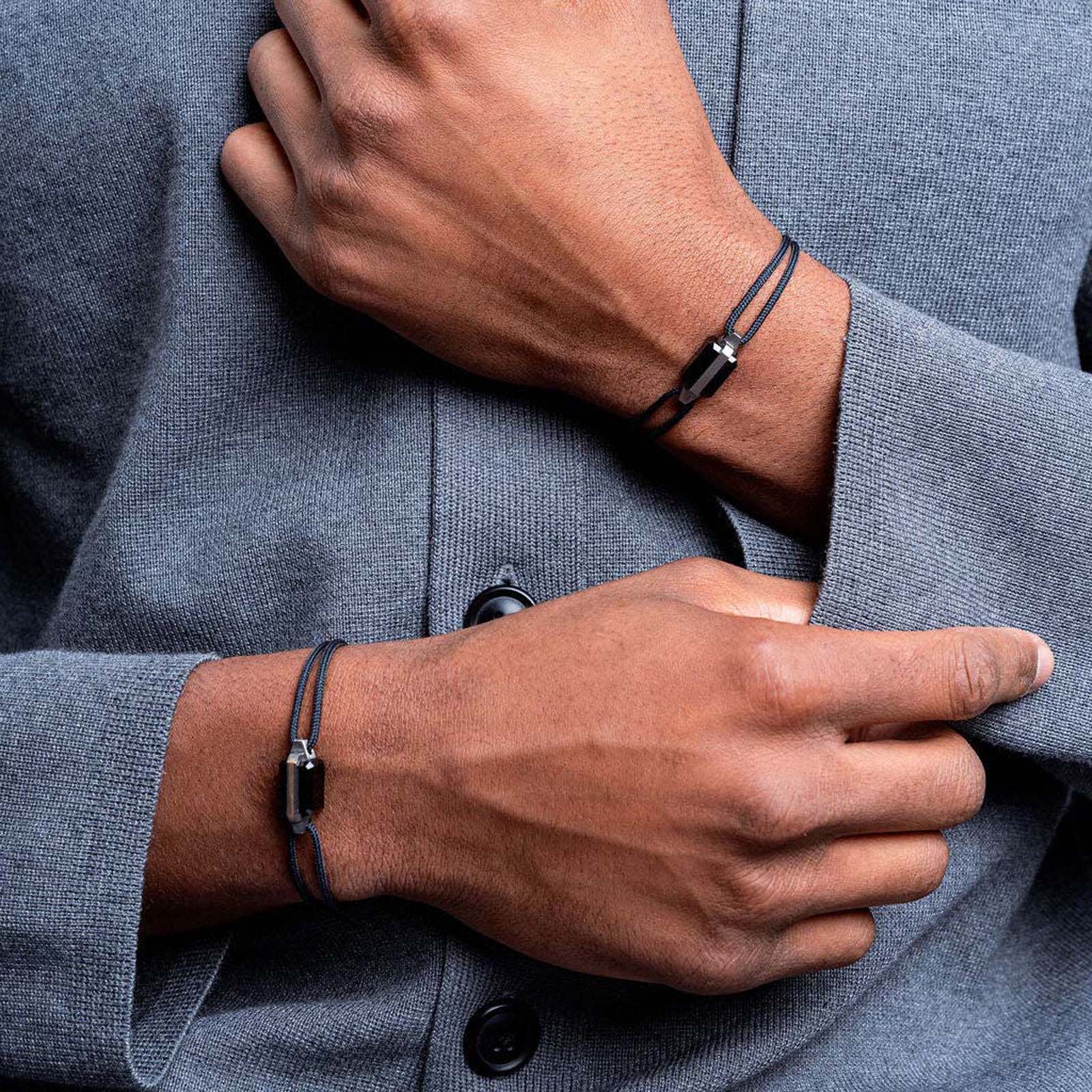 Bracelet Limite Titane - Jade Noir