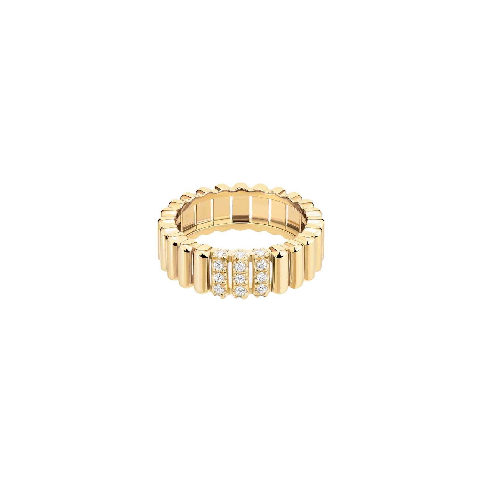 Bague 82 Moyen Modèle Diamants 3 Rangs