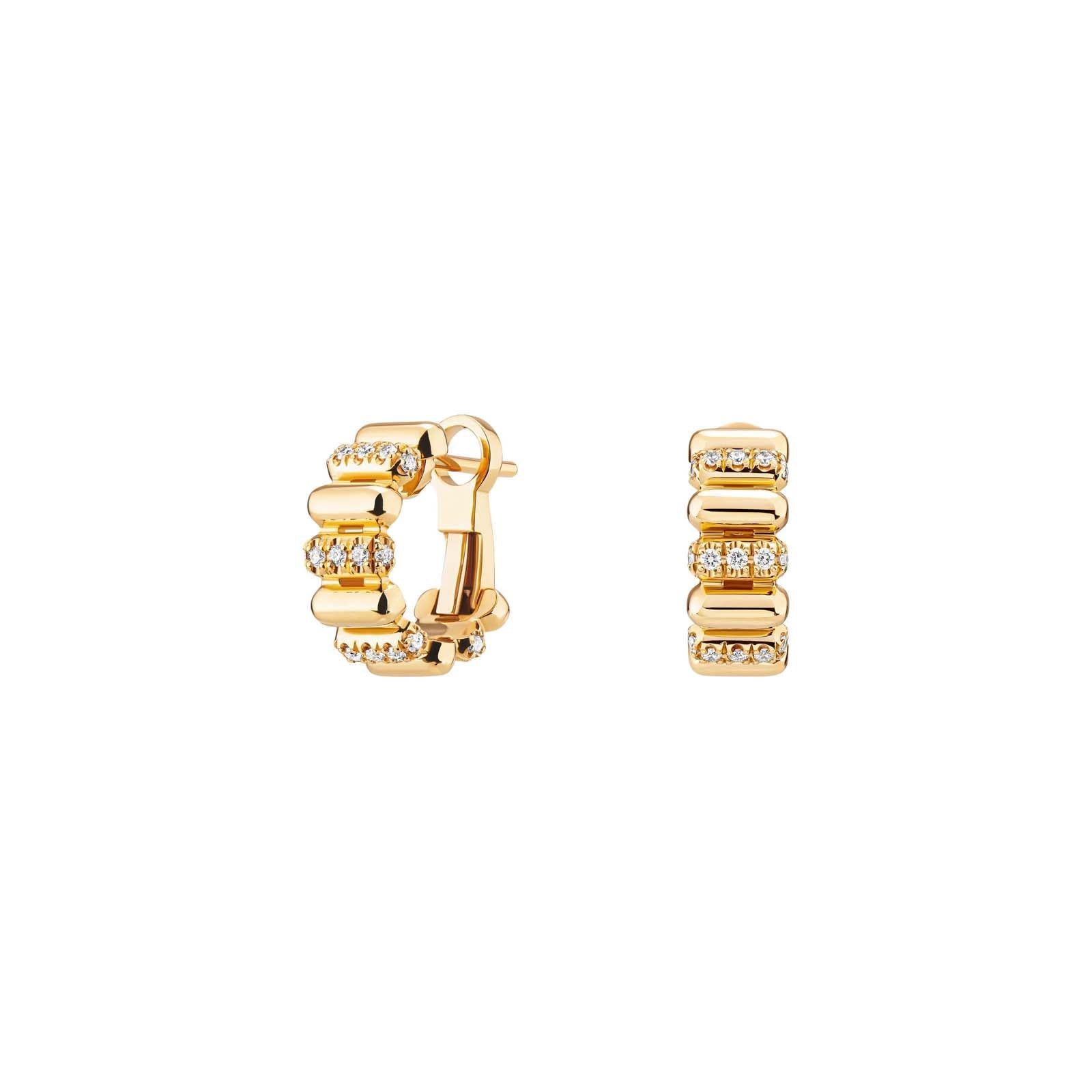 Boucles d’oreilles 82 Diamants 1 Rang Sur 2
