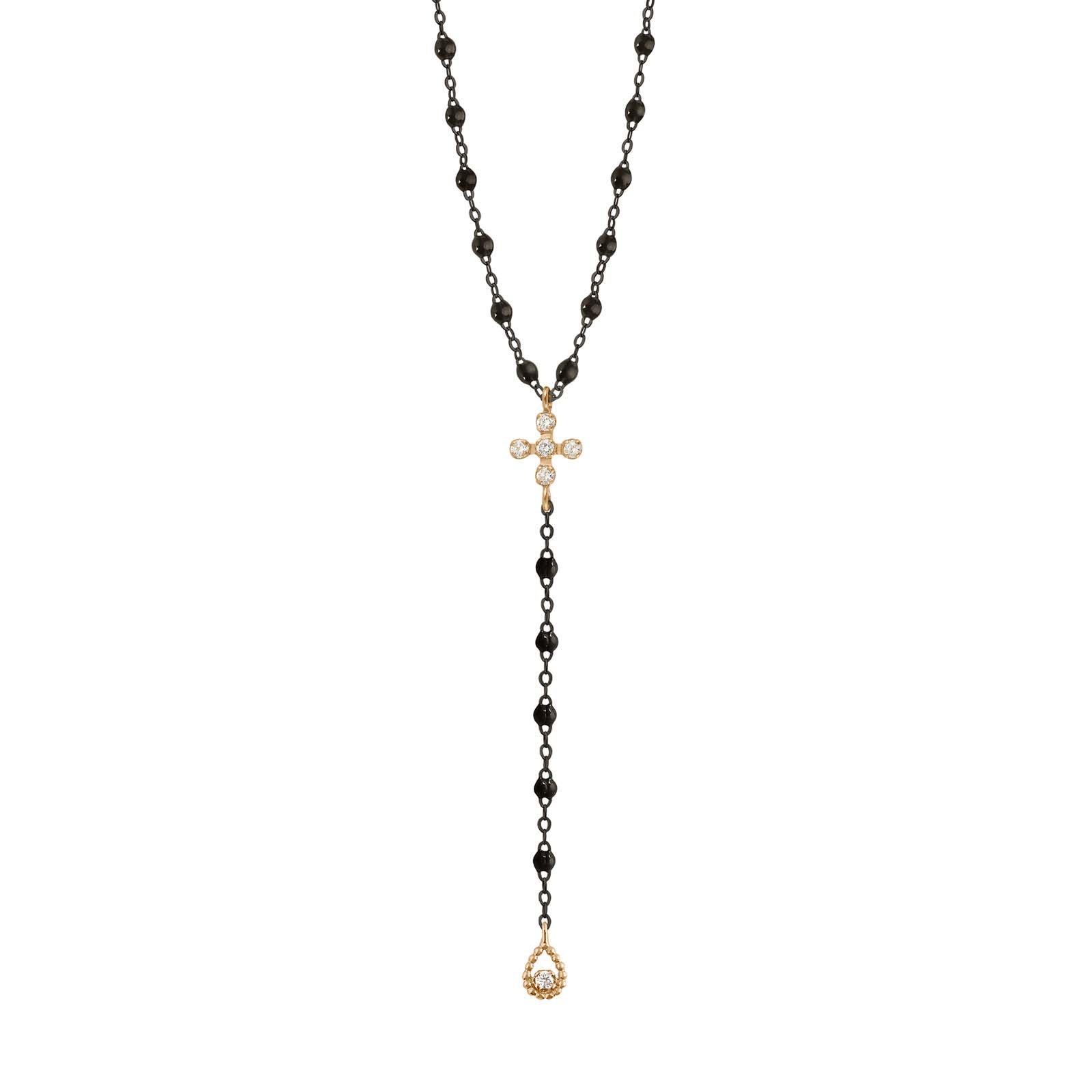 Chapelet Spark Diamants Or Noir
