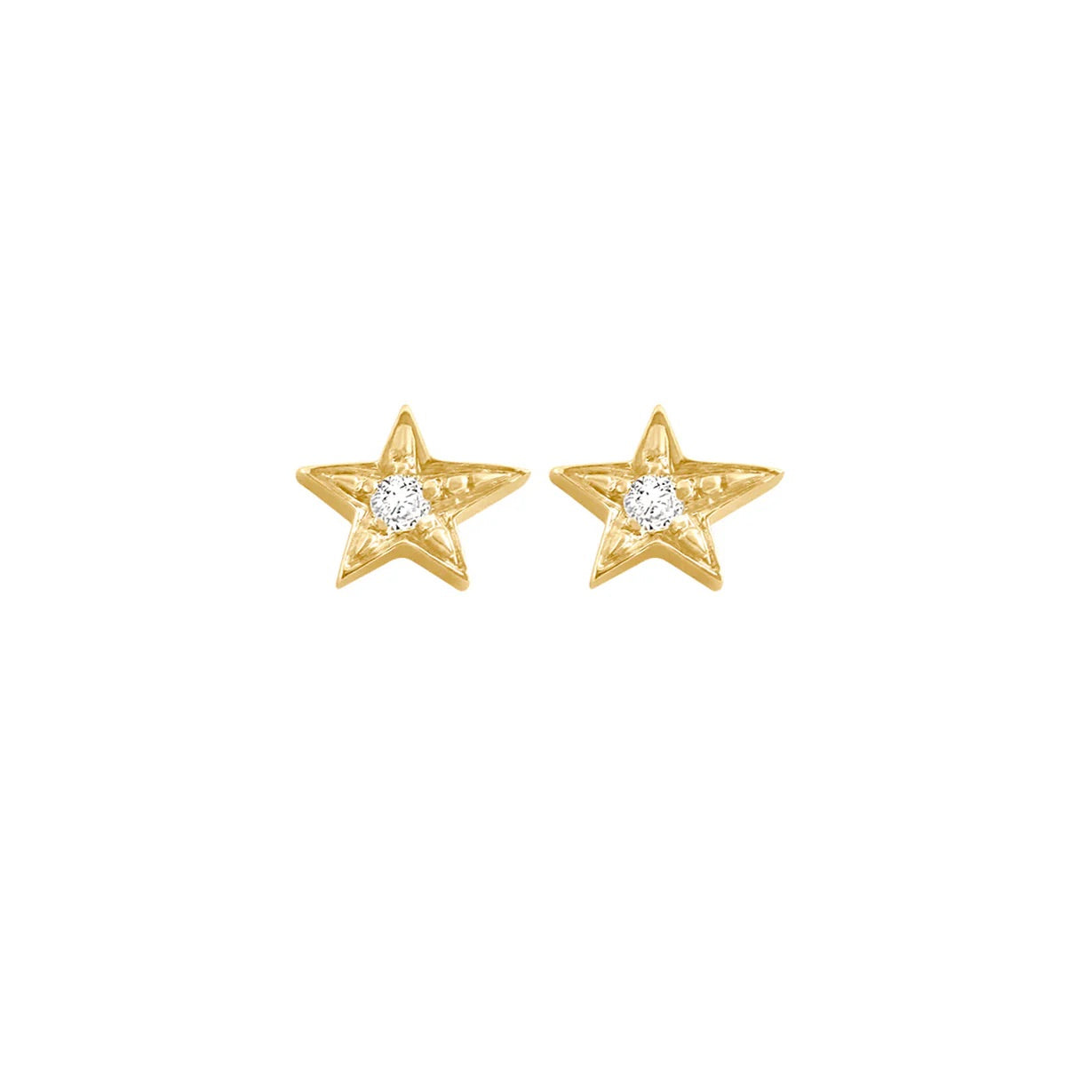 Boucles d’oreilles Étoile Diamants