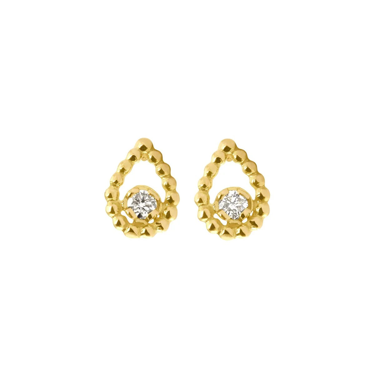 Boucles d’oreilles Lucky Lotus Diamants
