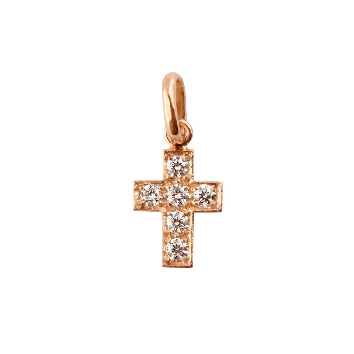 Pendentif Croix Diamants