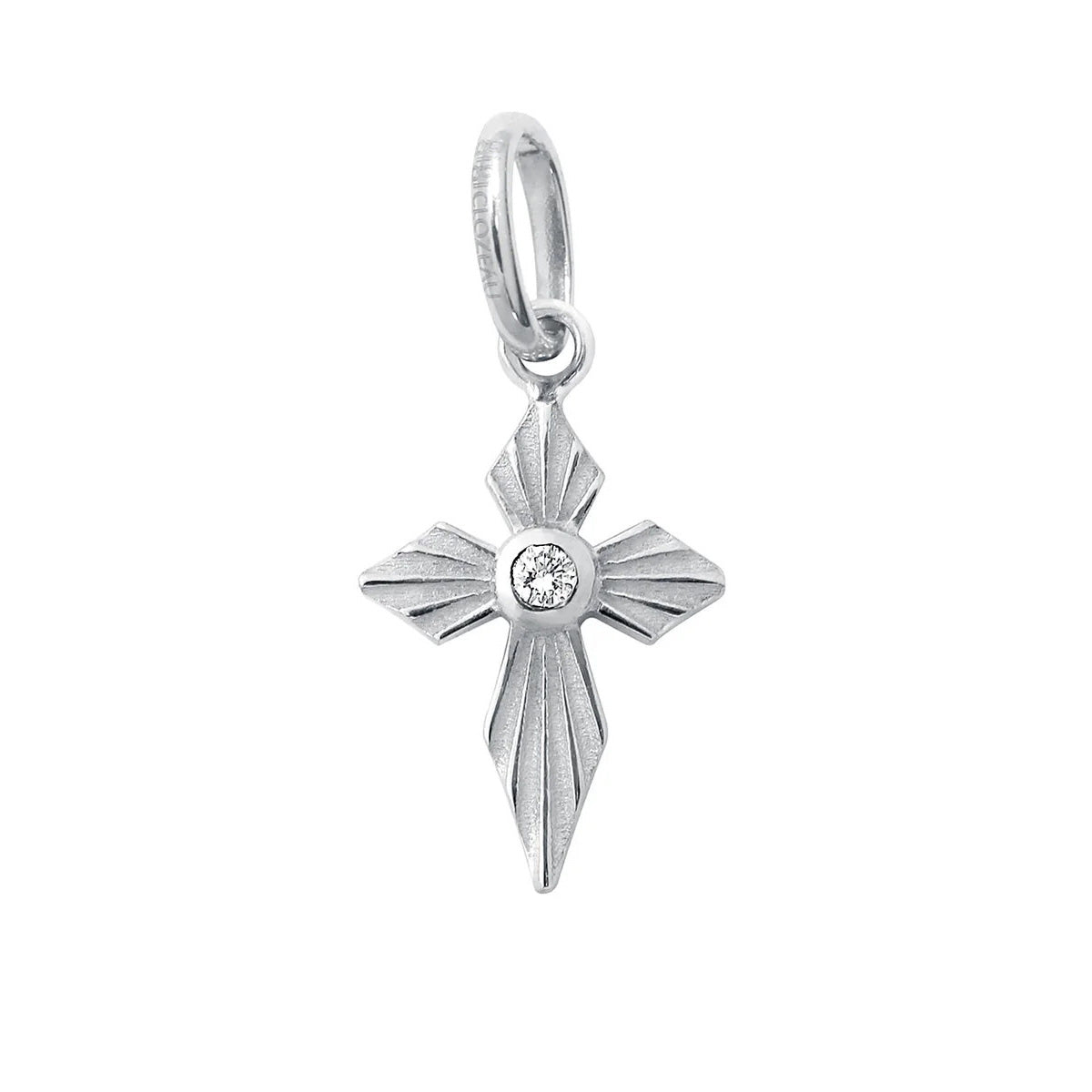 Pendentif Croix Lumière Diamant