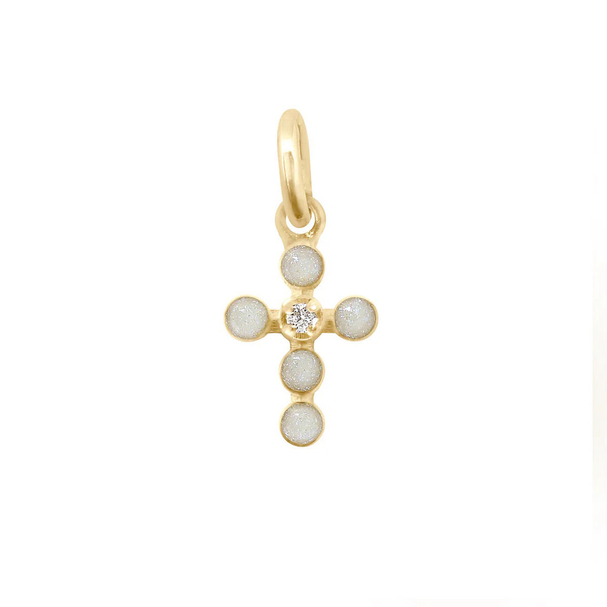 Pendentif Croix Perlée