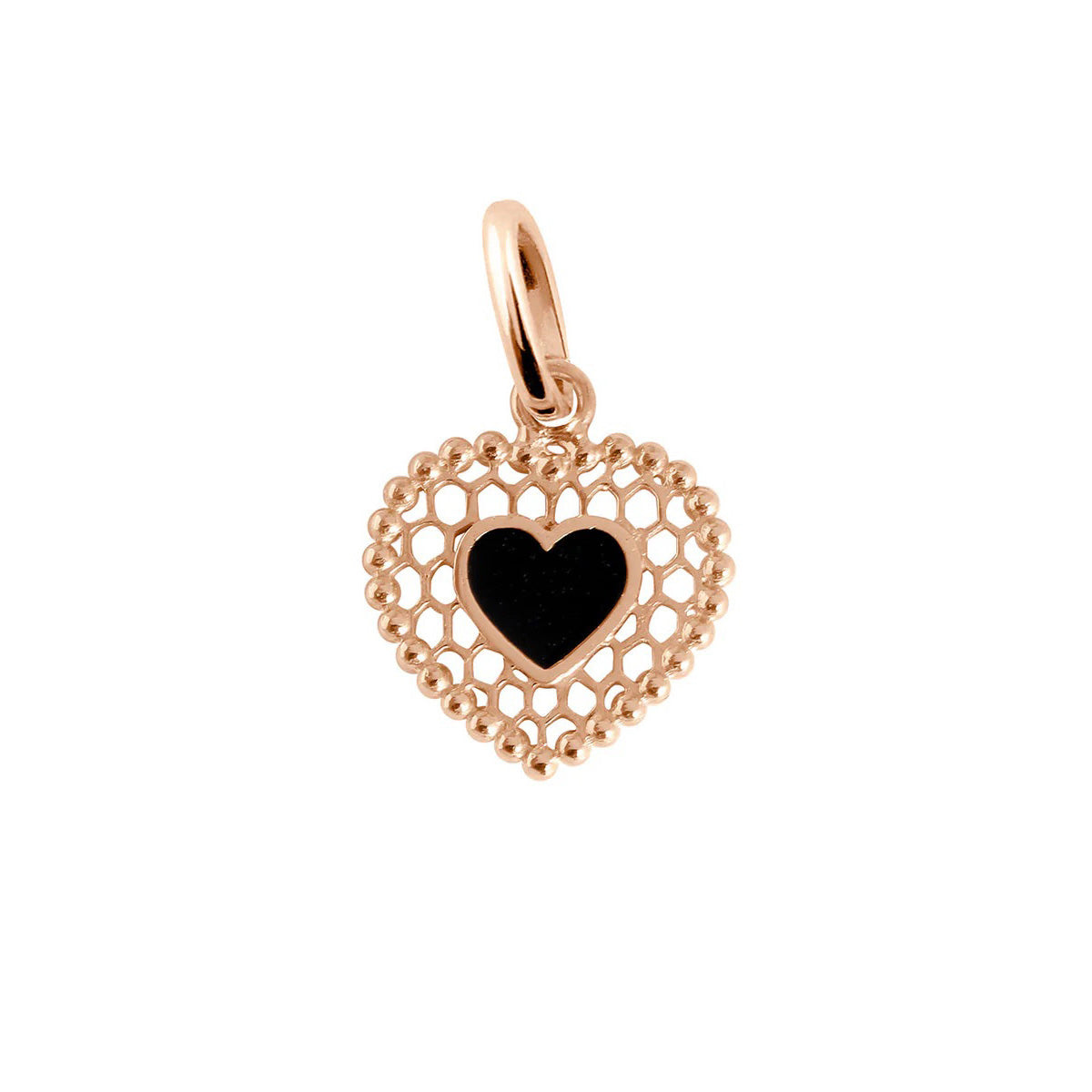 Pendentif Coeur Dentelle