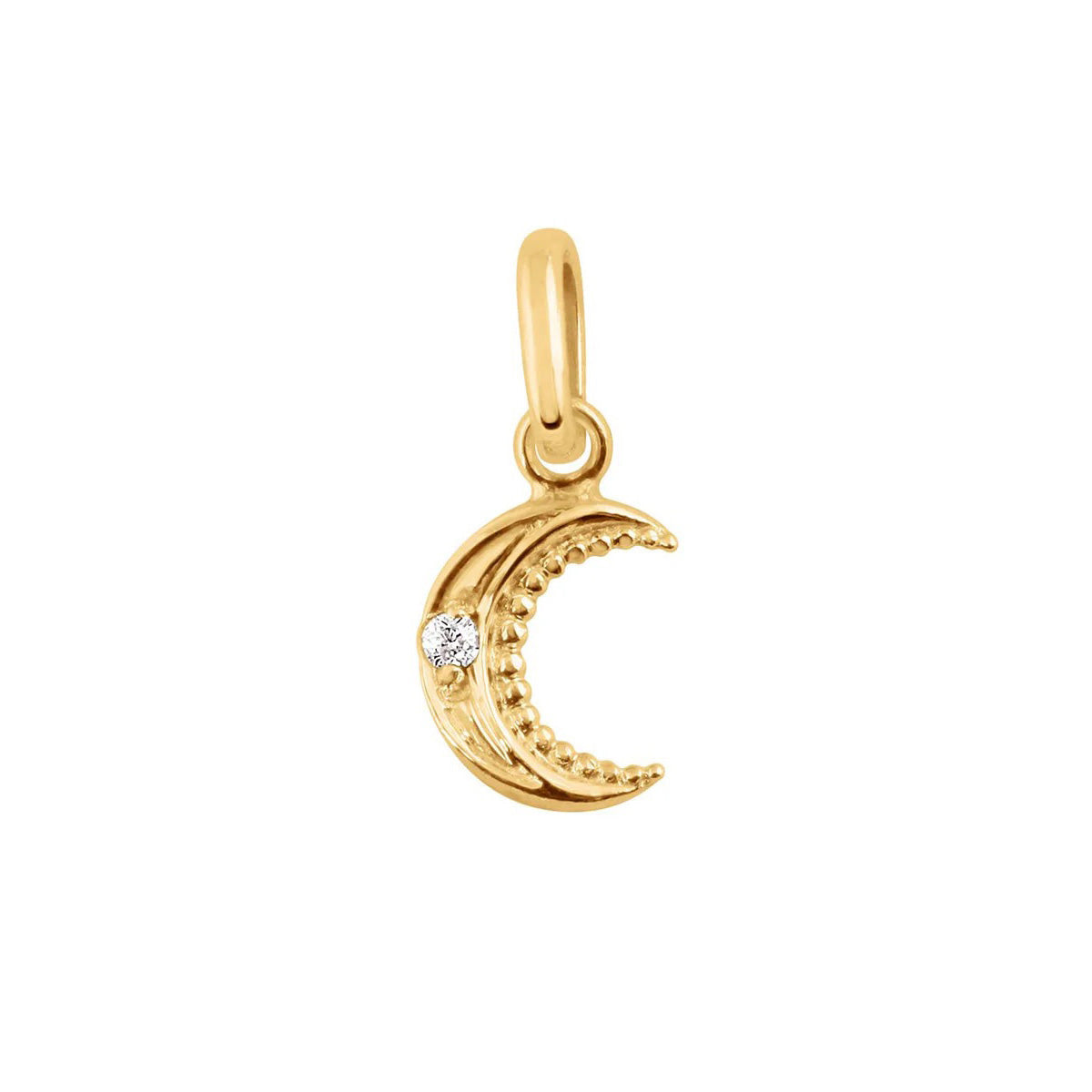 Pendentif Lune Diamant