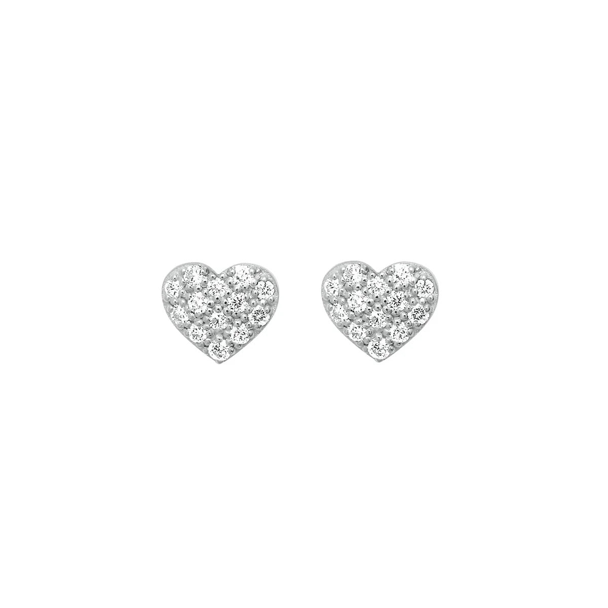 Boucles d’oreilles Coeur In Love Diamants