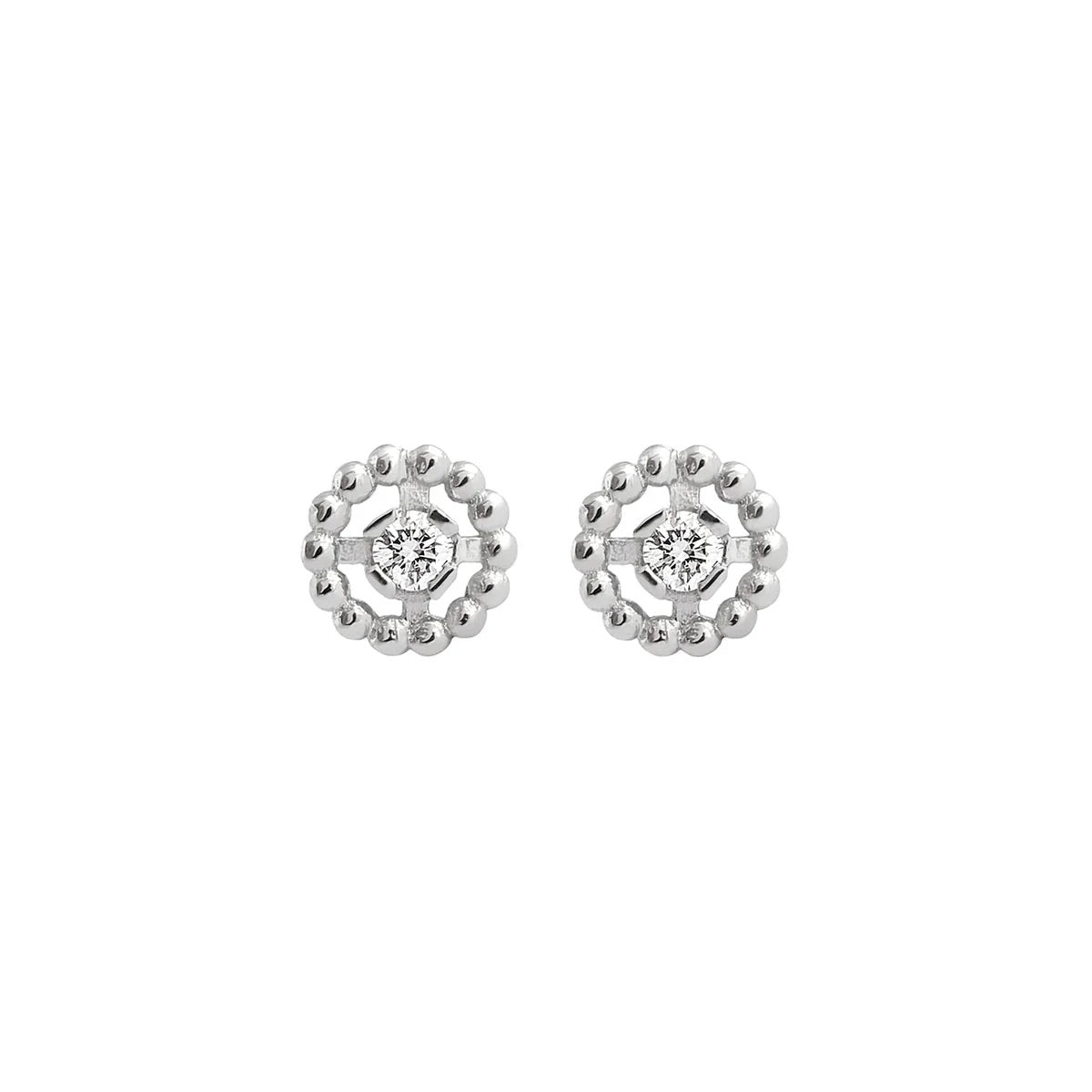 Boucles d’oreilles Lucky Puce Diamants