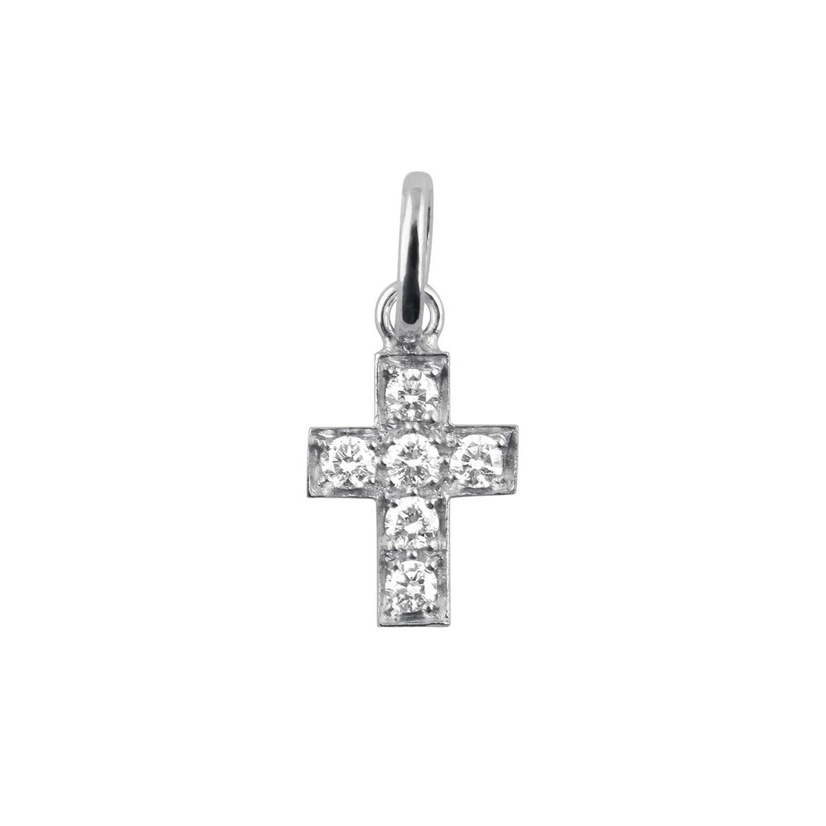 Pendentif Croix Diamants