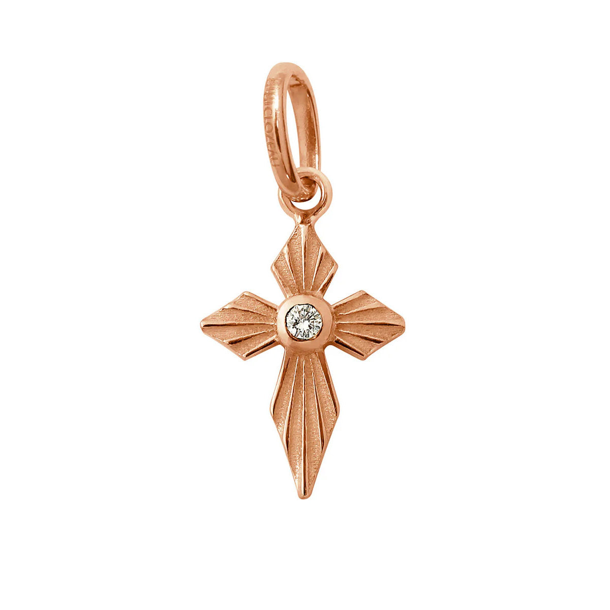 Pendentif Croix Lumière Diamant