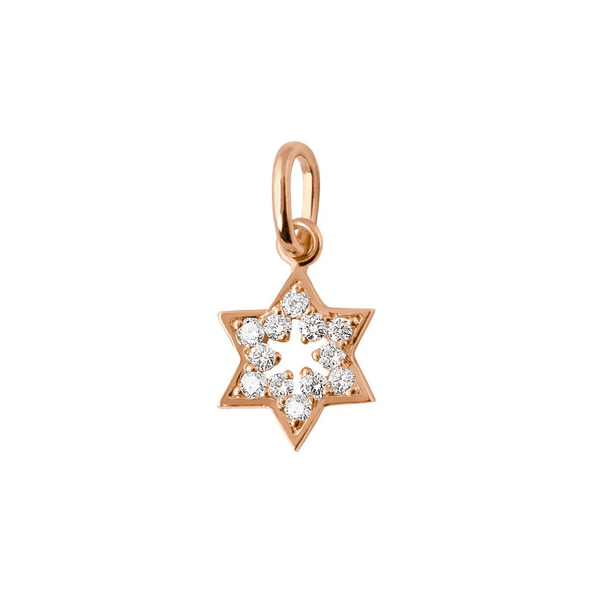 Pendentif Étoile David Diamants