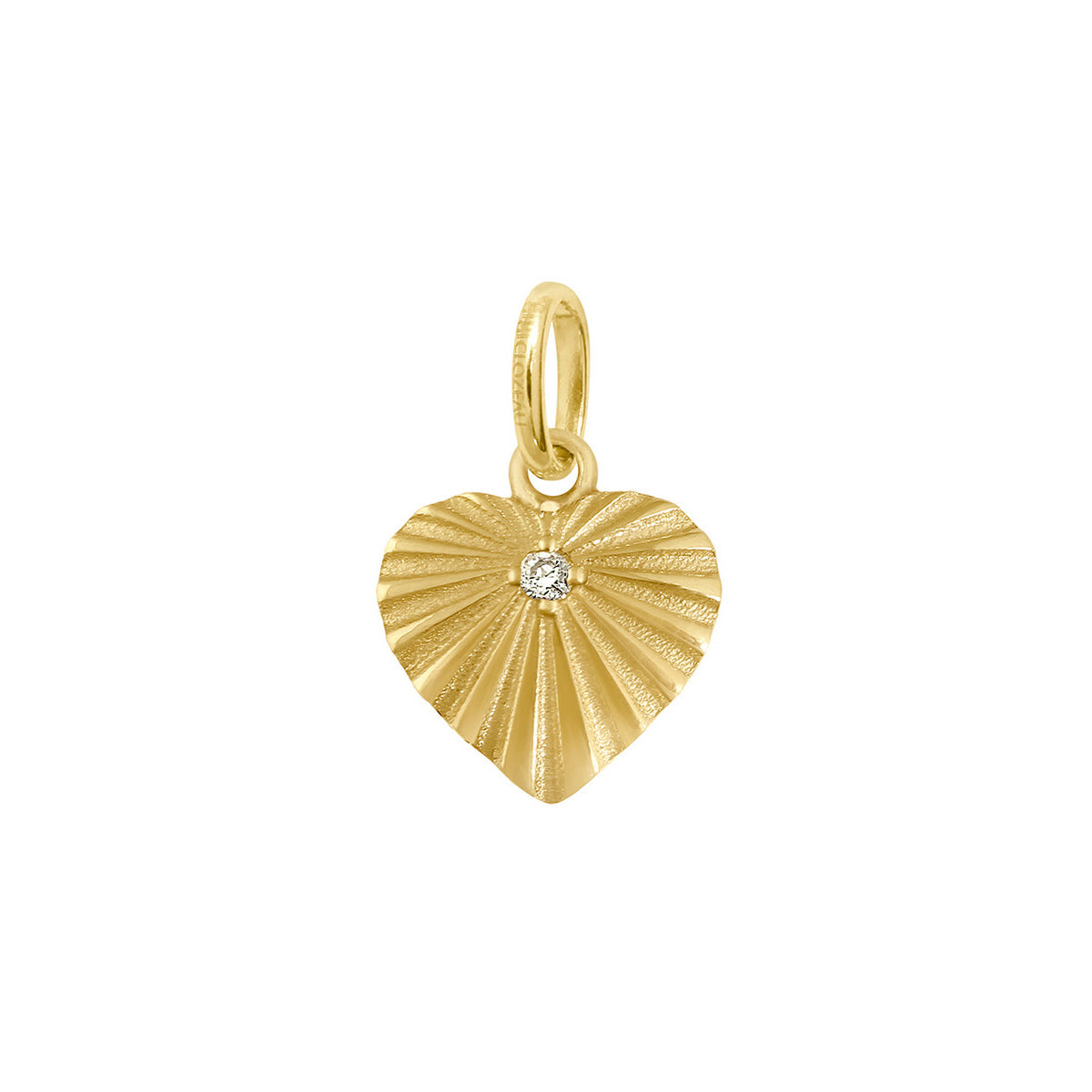 Pendentif Coeur Lumière Diamant