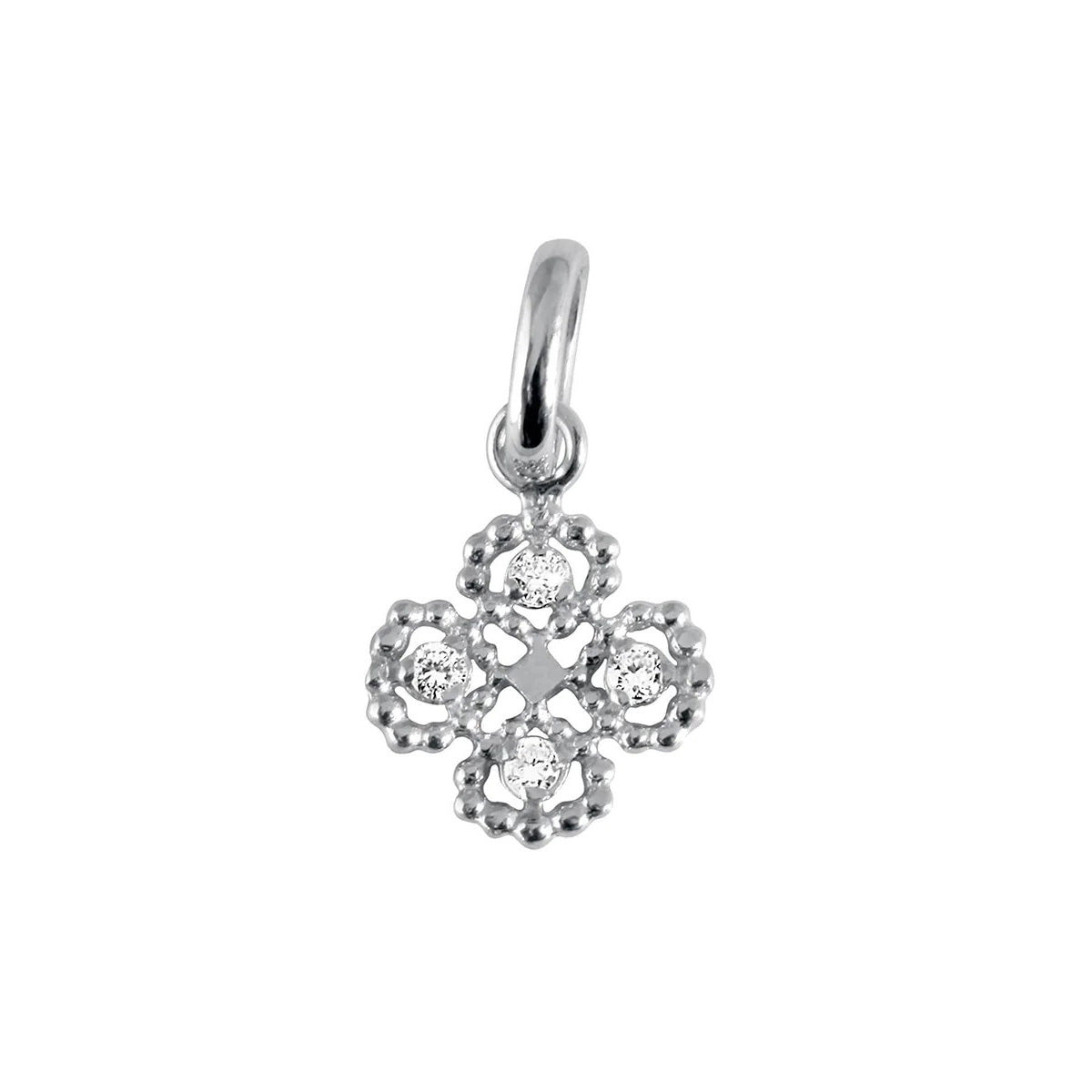 Pendentif Lucky Trèfle Diamants