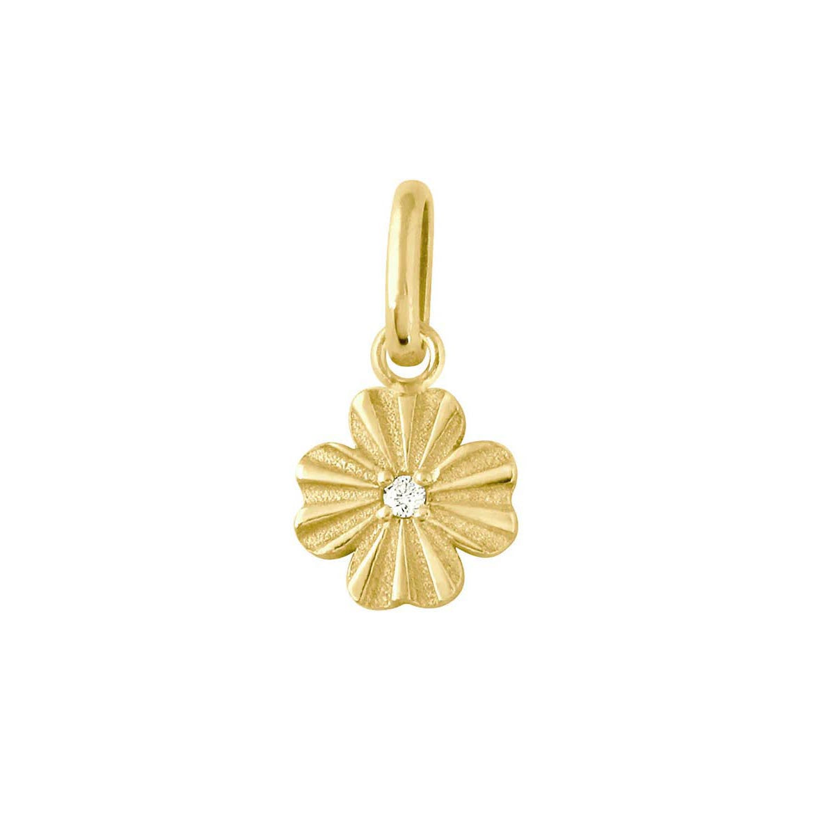 Pendentif Trèfle Lumière Diamant