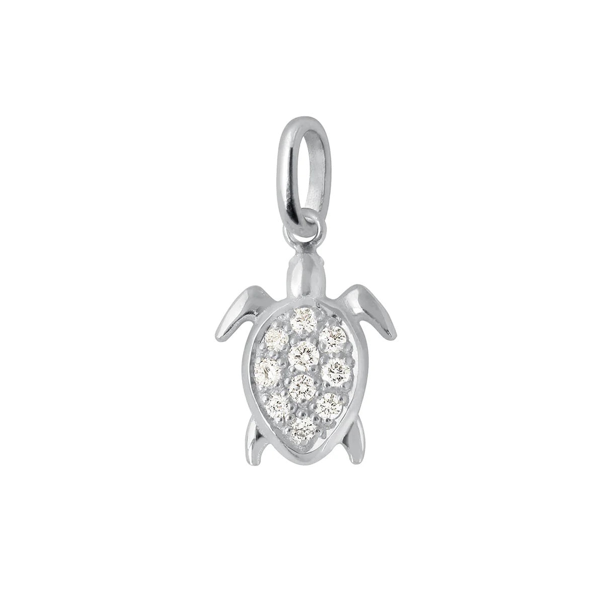 Pendentif Tortue Diamants