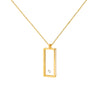 Collier Rectangle Or